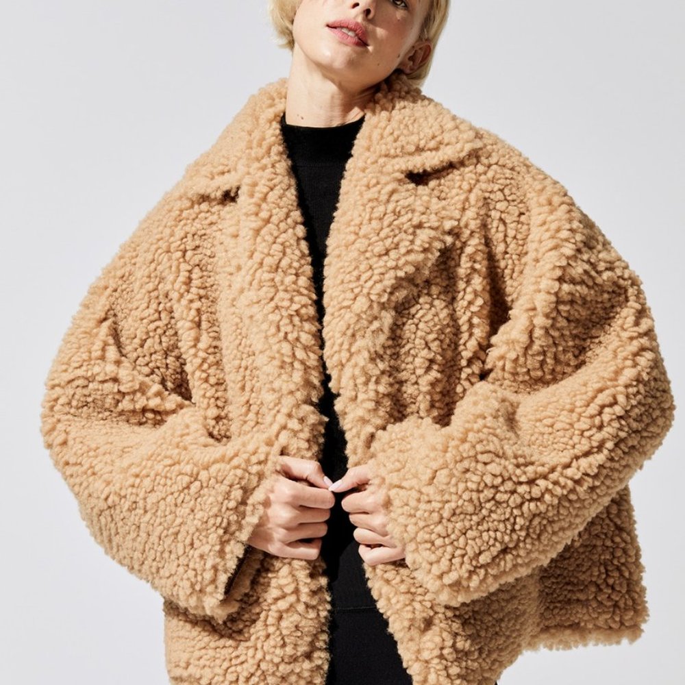 NWOT STAND STUDIO Beige Sherry Jacket